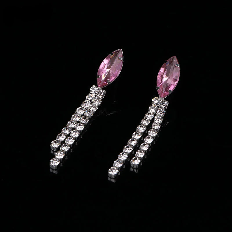 Crystal Prom Wedding Jewelry Sets for Women