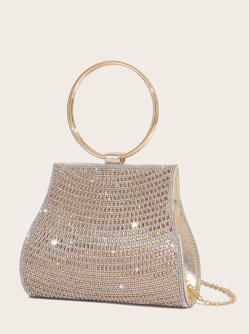 Women's Diamond Handbags Rhinestones Evening Bridal Stones Clutch