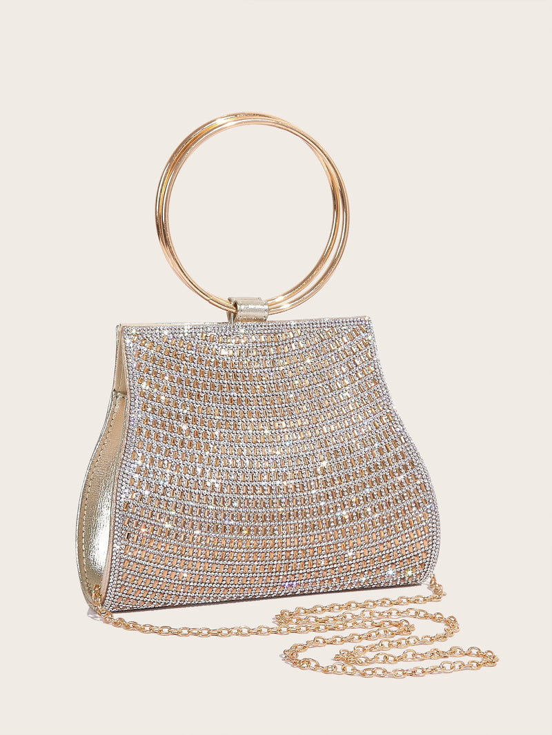 Women's Diamond Handbags Rhinestones Evening Bridal Stones Clutch