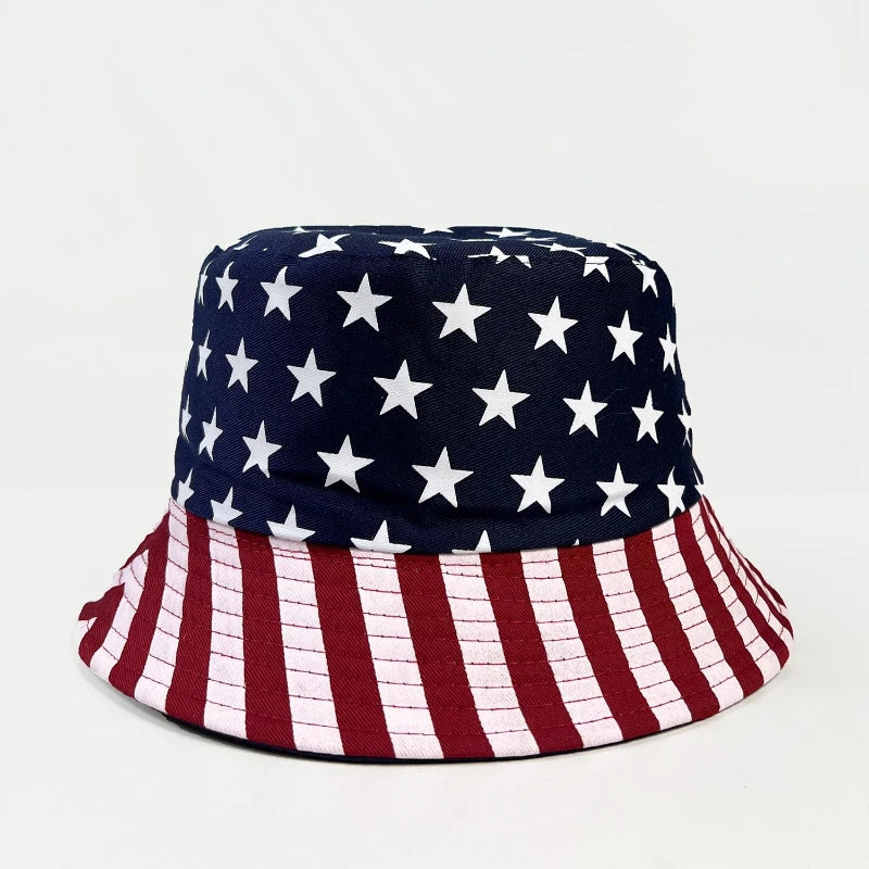 Unisex 250th Anniversary American Flag Patriotic Bucket Hat