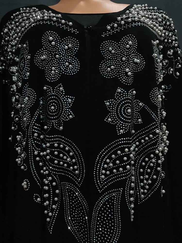 Dubai Luxury Chiffon Muslim Abayas For Women