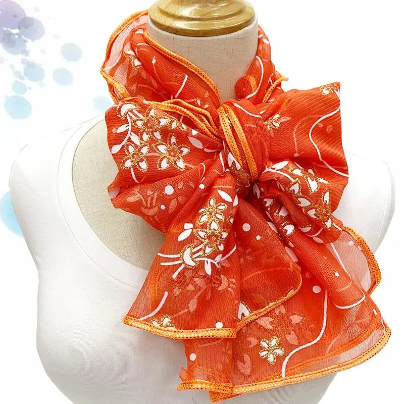 Elegant Lace Women Scarf Light Weight Silk Hijab