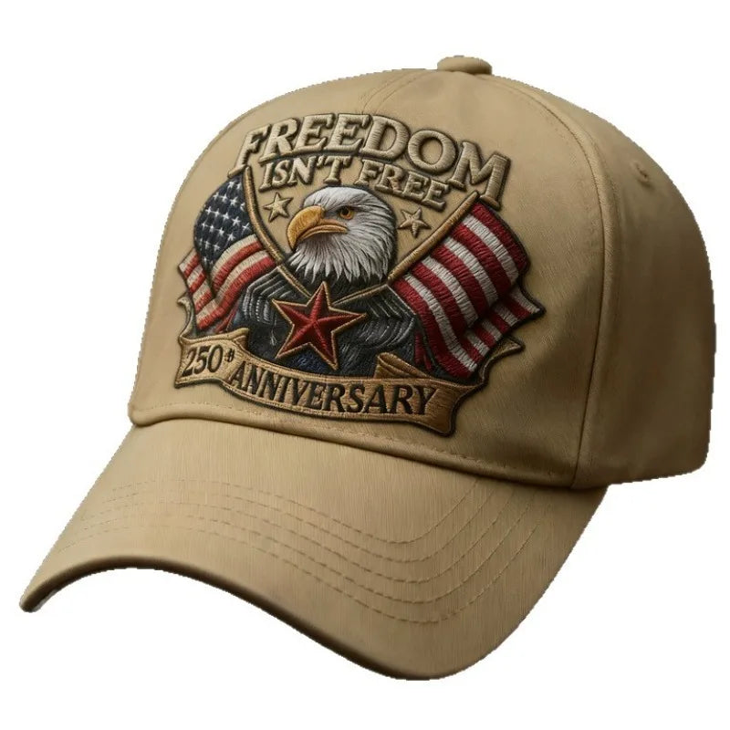 American Hot Sale 250th Anniversary Eagle Emblem Hat Casual Wear Baseball Cap
