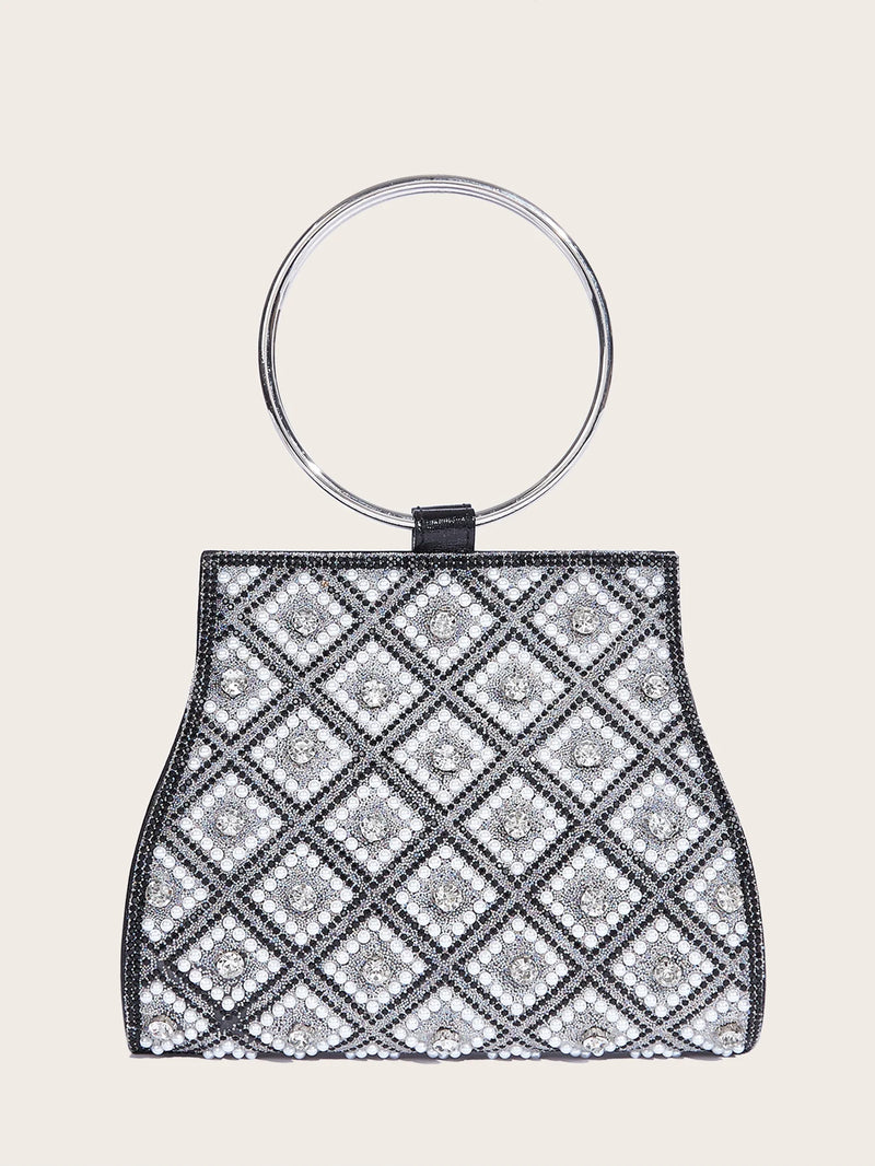 Women's Diamond Handbags Rhinestones Evening Bridal Stones Clutch