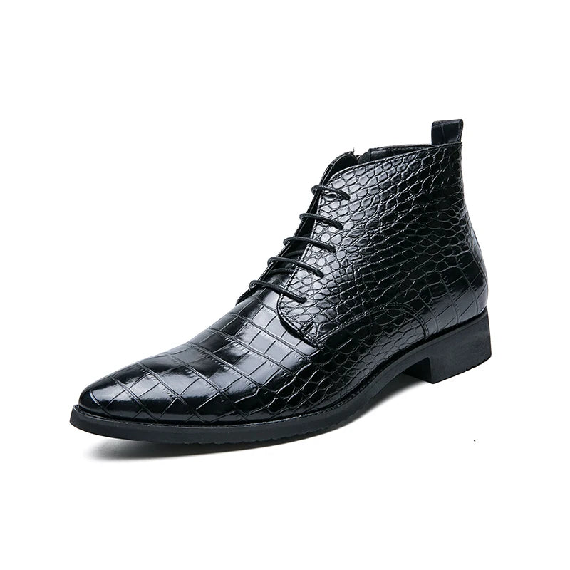 High Quality Business Leather Lace Up Chelsea Mens Shoes