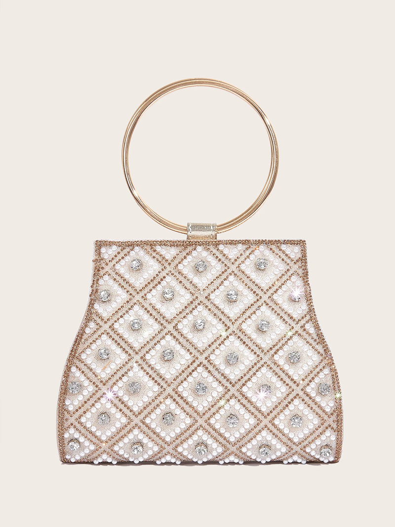 Women's Diamond Handbags Rhinestones Evening Bridal Stones Clutch