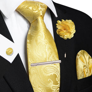 Men Ties Paisley Woven Necktie Set for Wedding Party - US MART NEW YORK