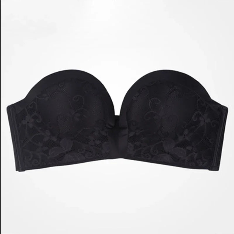 New Sexy Strapless Seamless Invisible Push Up Bra for Women