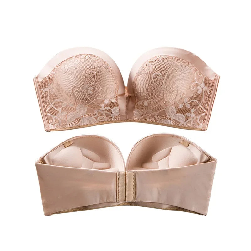 New Sexy Strapless Seamless Invisible Push Up Bra for Women