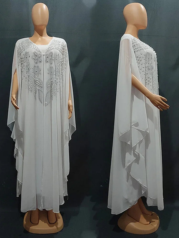 Dubai Luxury Chiffon Muslim Abayas For Women