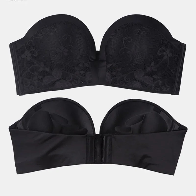 New Sexy Strapless Seamless Invisible Push Up Bra for Women