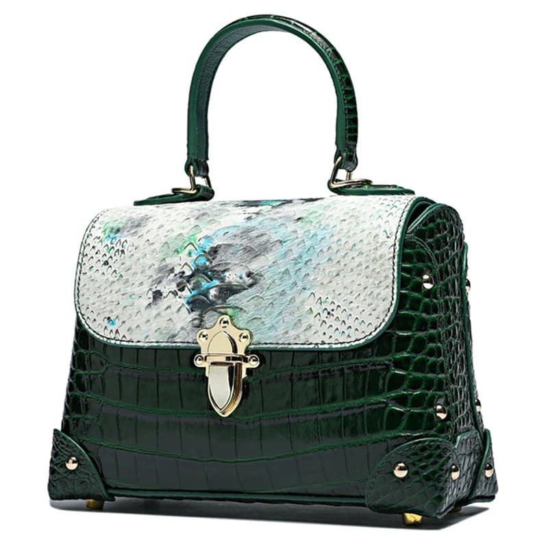 Genuine Leather Crocodile skin Luxury Women’s Handbag HANDBAGS