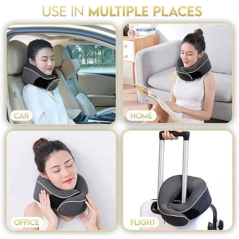 Portable Travel Cervical Vertebra Memory Foam Neck Pillow PILLOW