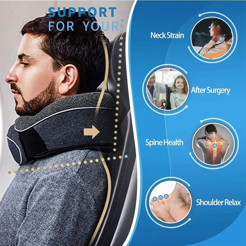 Portable Travel Cervical Vertebra Memory Foam Neck Pillow PILLOW