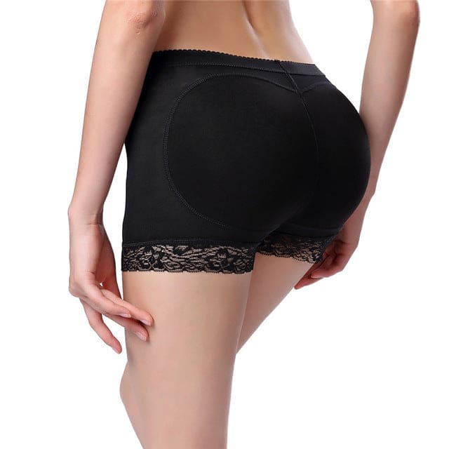 women lace boyshort sexy padded lace panties seamless bottom panties buttocks push up lingerie women's underwear female