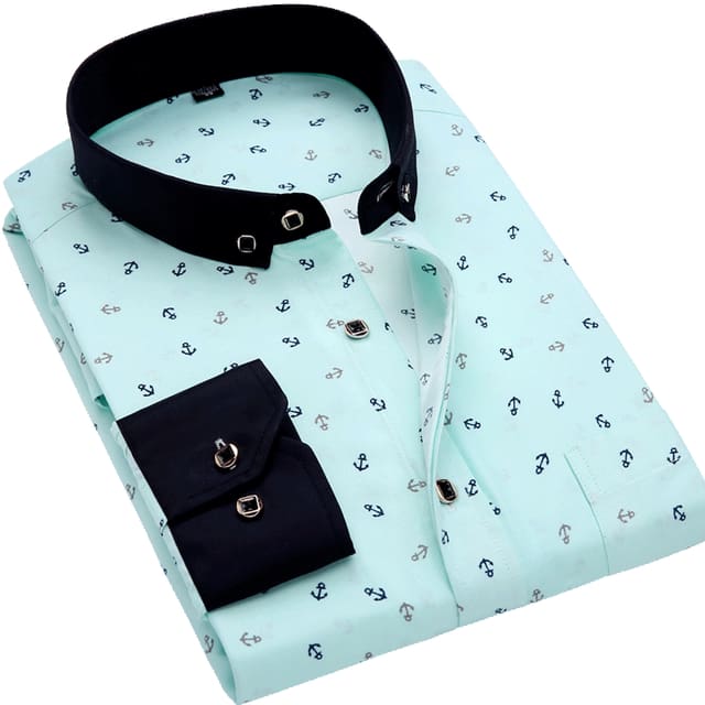 100% polyester soft comfortable men dress shirt
