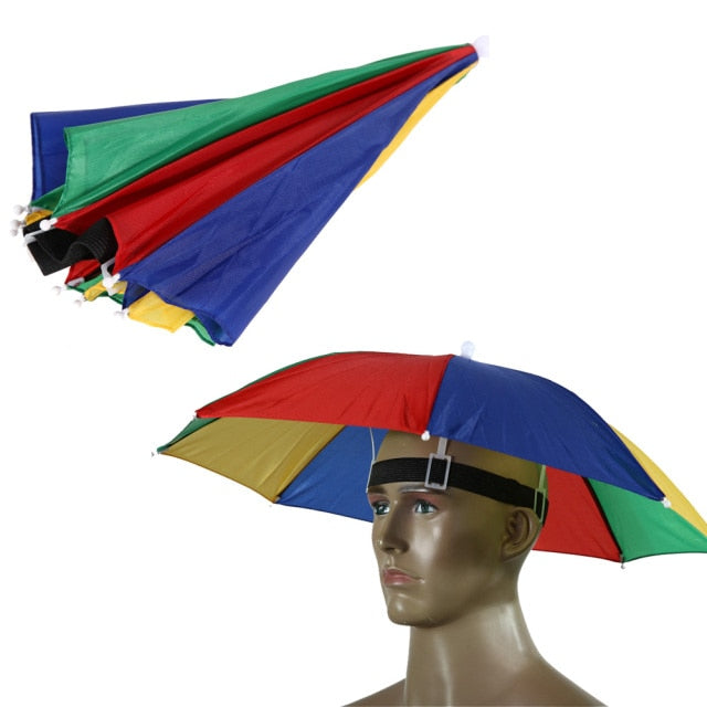 colorful umbrella hat outdoor brolly parasol multi-color