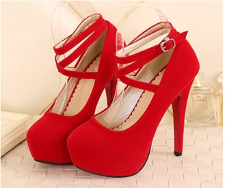 stiletto sexy red bottom high heels