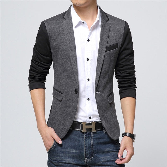 designer outerwear slim fit men jacket