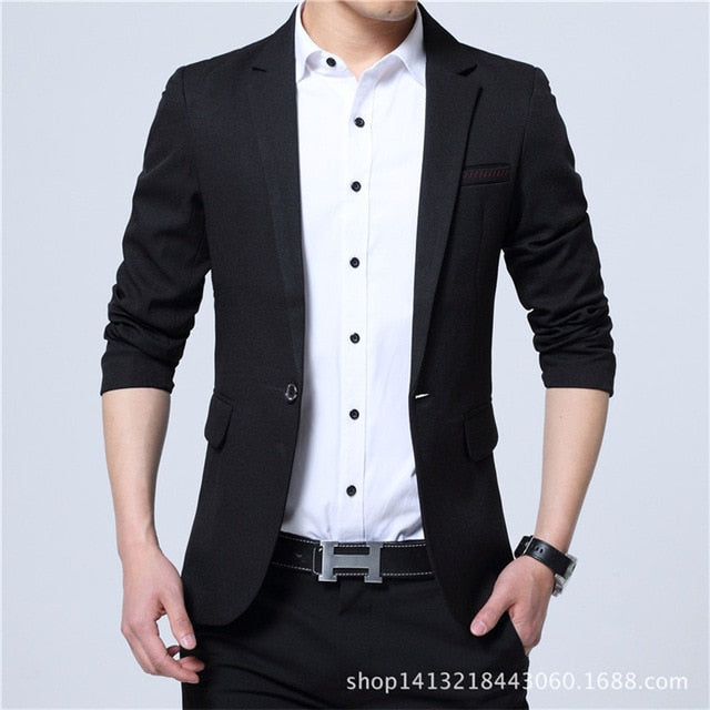 designer outerwear slim fit men jacket