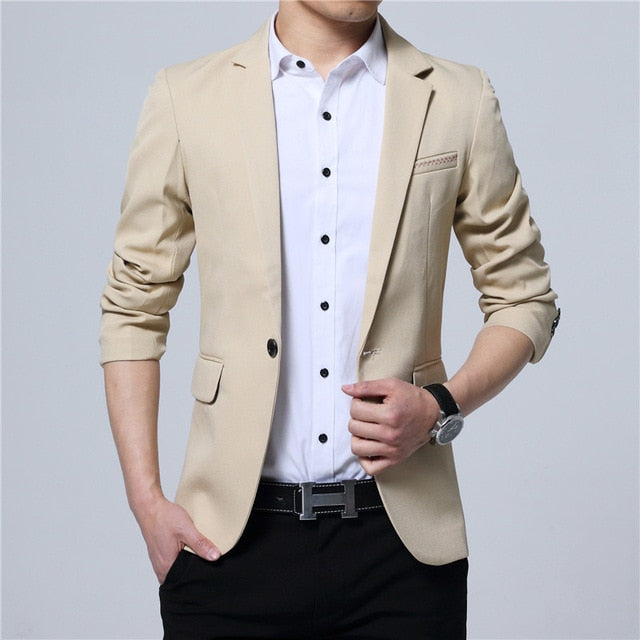 designer outerwear slim fit men jacket