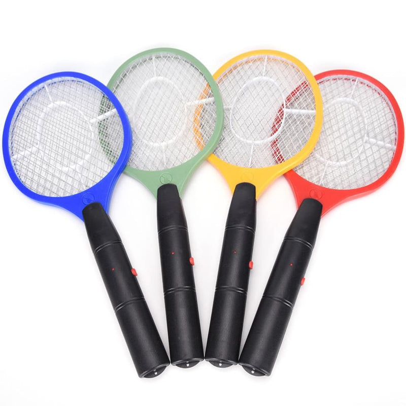 3 layers net dry cell hand racket electric swatter mosquito killer