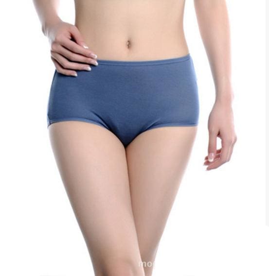 3 pieces women briefs comfortable cool bamboo fiber panties