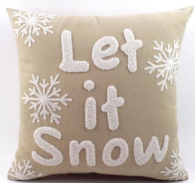 45*45cm christmas style 100% cotton wool embroidery cushion cover 450mm*450mm / 03a-08