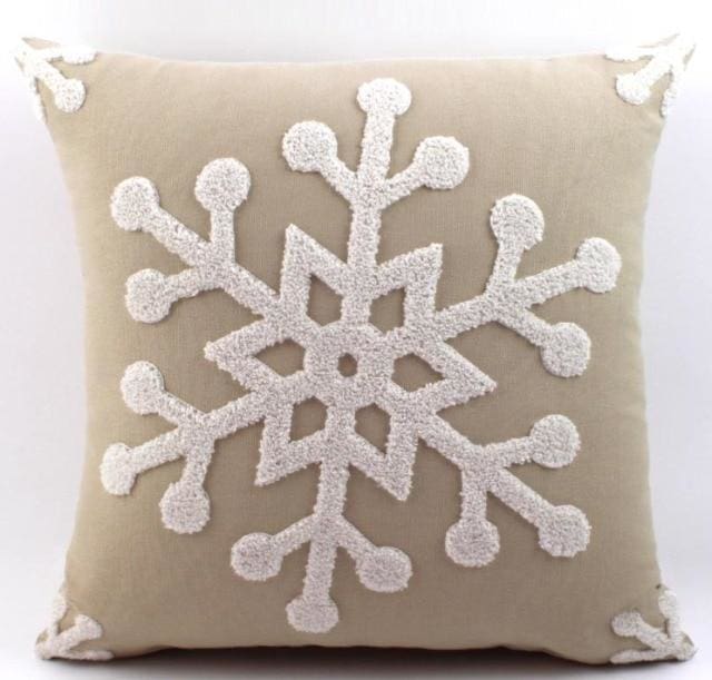 45*45cm christmas style 100% cotton wool embroidery cushion cover 450mm*450mm / 03a-09
