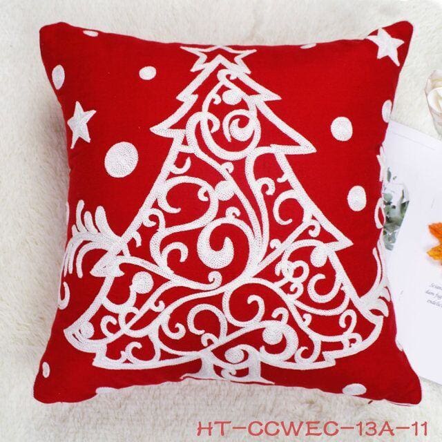 45*45cm christmas style 100% cotton wool embroidery cushion cover 450mm*450mm / 13a-11