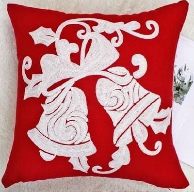 45*45cm christmas style 100% cotton wool embroidery cushion cover 450mm*450mm / 13a-12