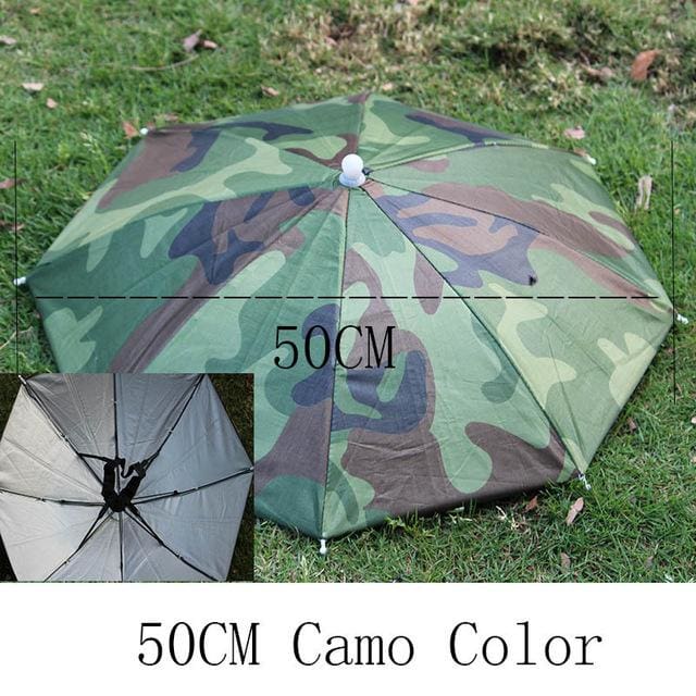 8 bone 50 cm fishing cap umbrella 50cm camo