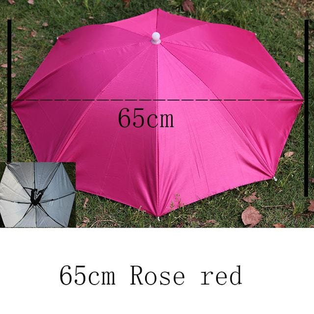 8 bone 50 cm fishing cap umbrella 65cmrose