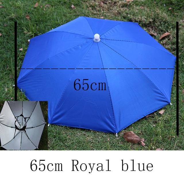 8 bone 50 cm fishing cap umbrella 65cmroyalblue
