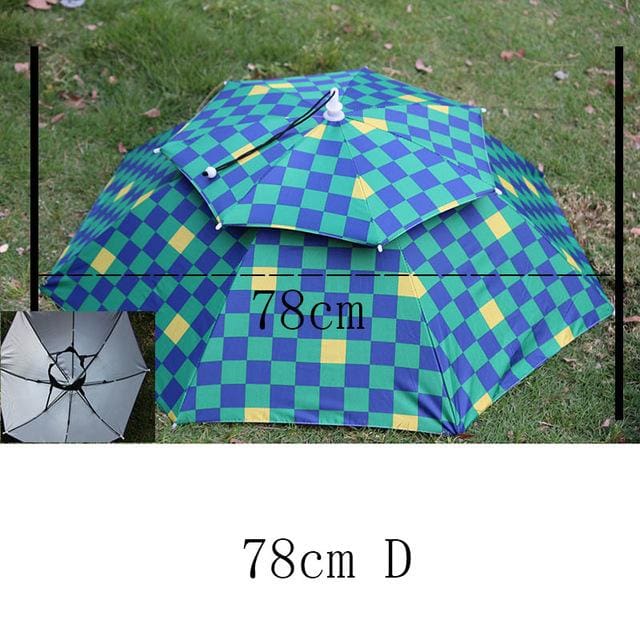 8 bone 50 cm fishing cap umbrella 78cmd