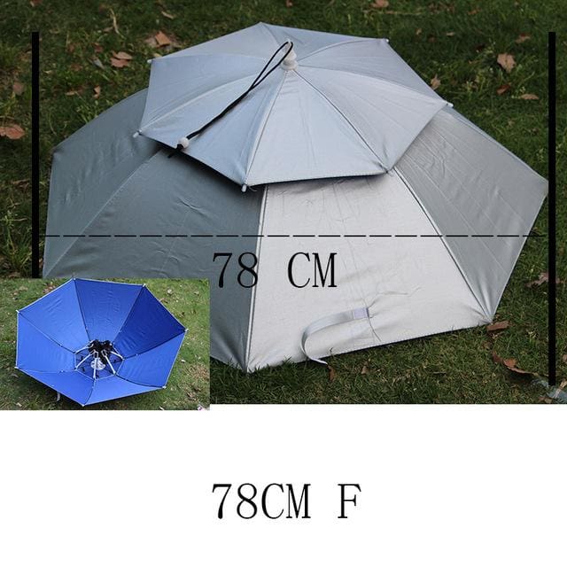 8 bone 50 cm fishing cap umbrella 78cmf