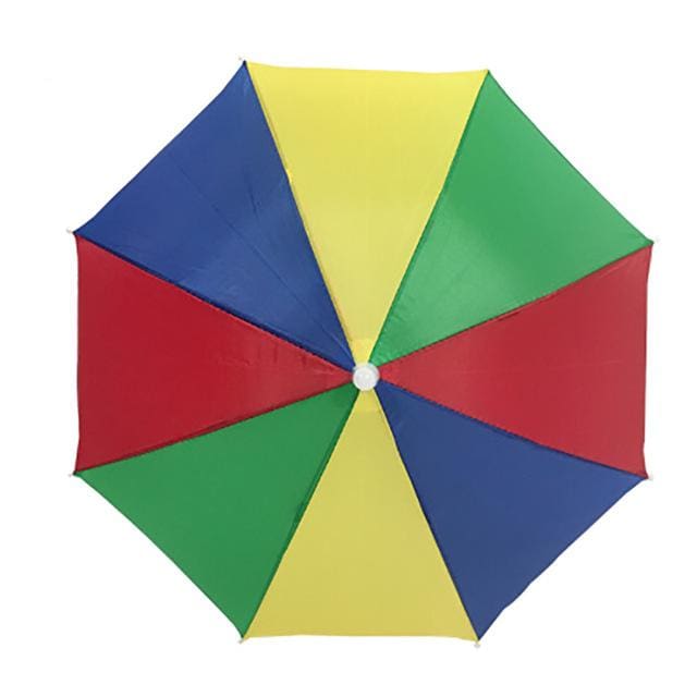 8 bone 50 cm fishing cap umbrella watermelon