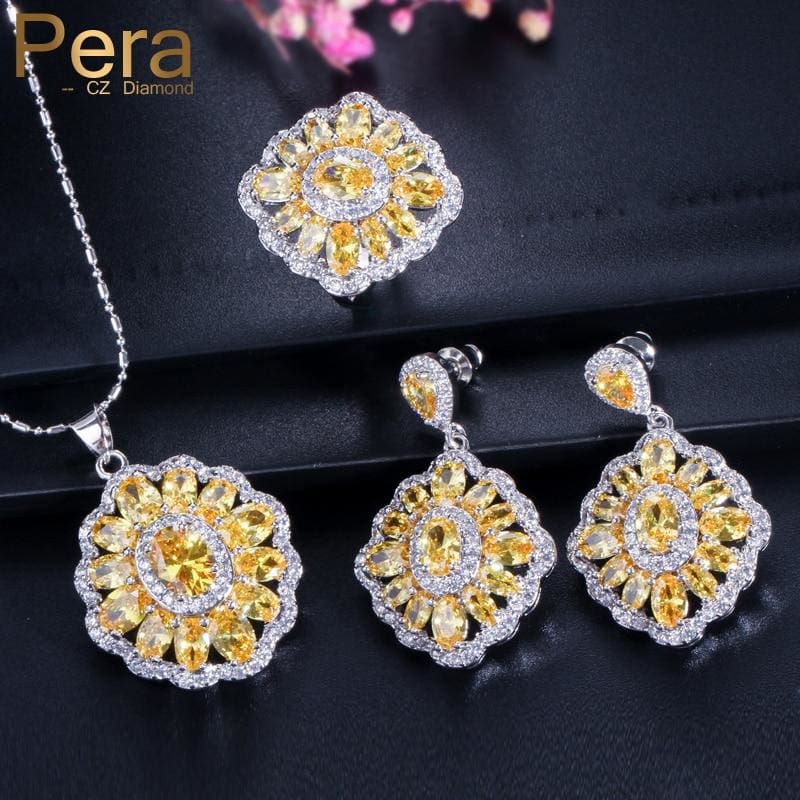 925 sterling costume jewelry cubic zirconia necklace and earrings set