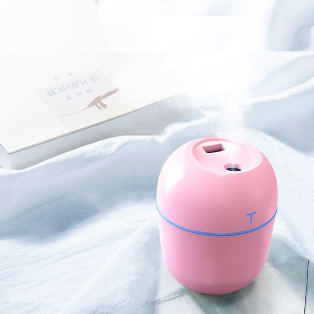 humidifier air conditioning room moisturizing spray pink plug in type / stand alone  without essential oil