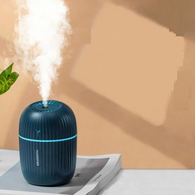 humidifier air conditioning room moisturizing spray blue  cold fireworks  plug in type / stand alone  without essential oil