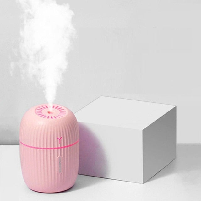 humidifier air conditioning room moisturizing spray pink  cold fireworks  plug in type / stand alone  without essential oil