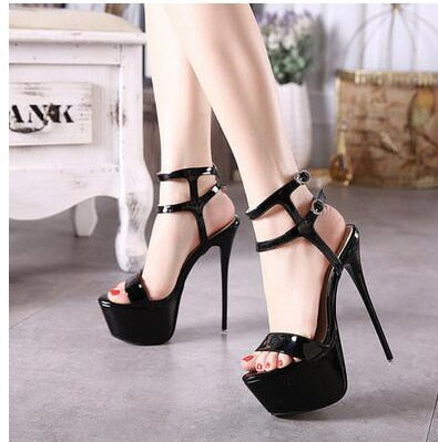 ankle strap gladiator party heels