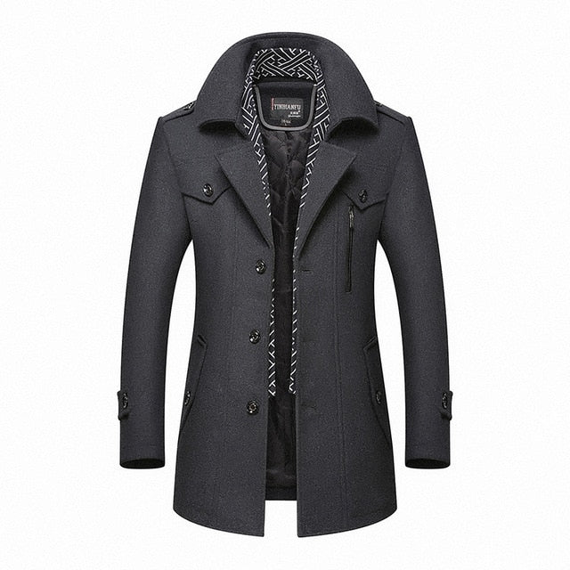 new bolubao men winter wool coat