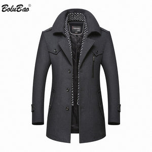 new bolubao men winter wool coat