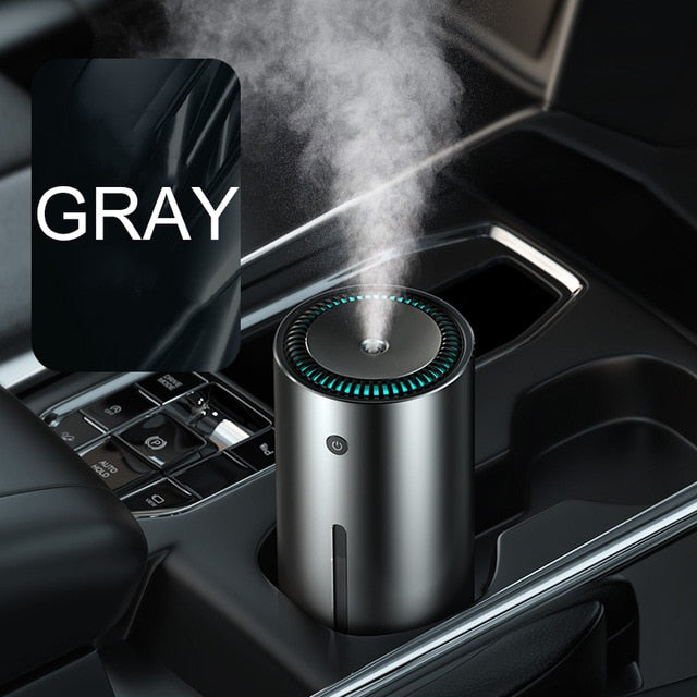 baseus 300ml air humidifier car aroma diffuser nano spray gray