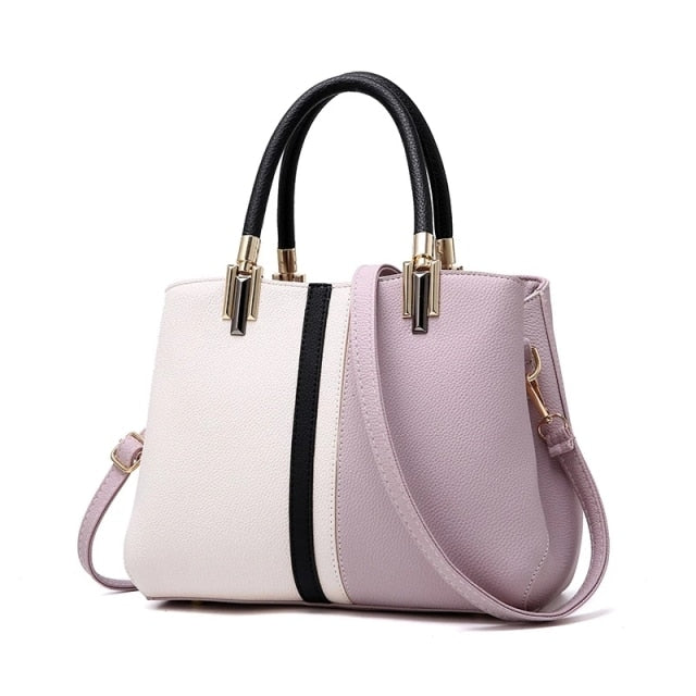 casual women's luxury handbag lavender / (30cm<max length<50cm)