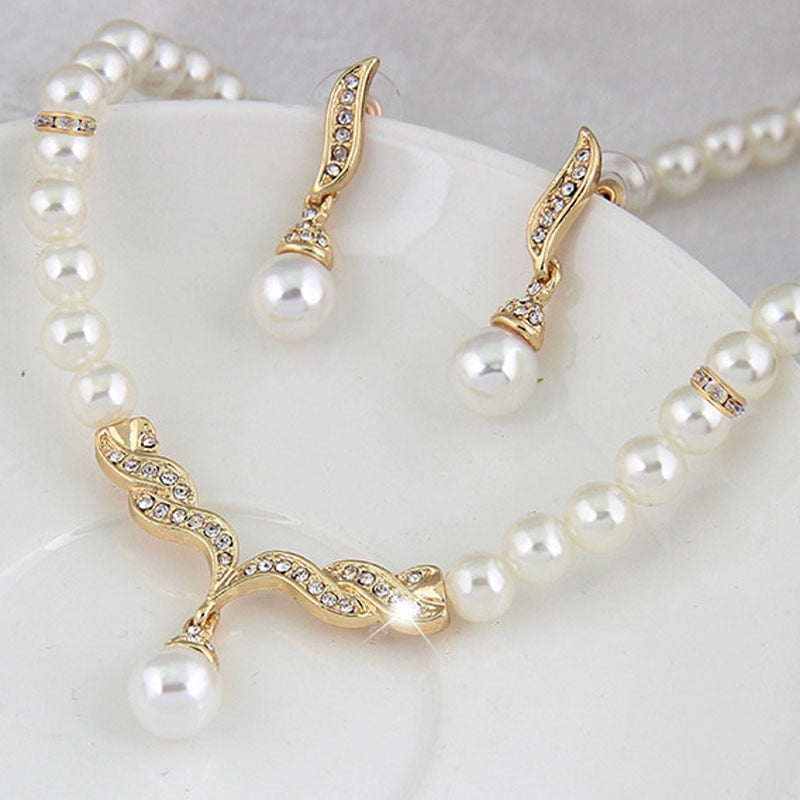 wedding bridal creative pearl jewelry