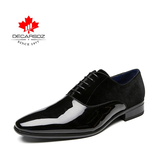 men wedding fashion high quality leather formal shoes