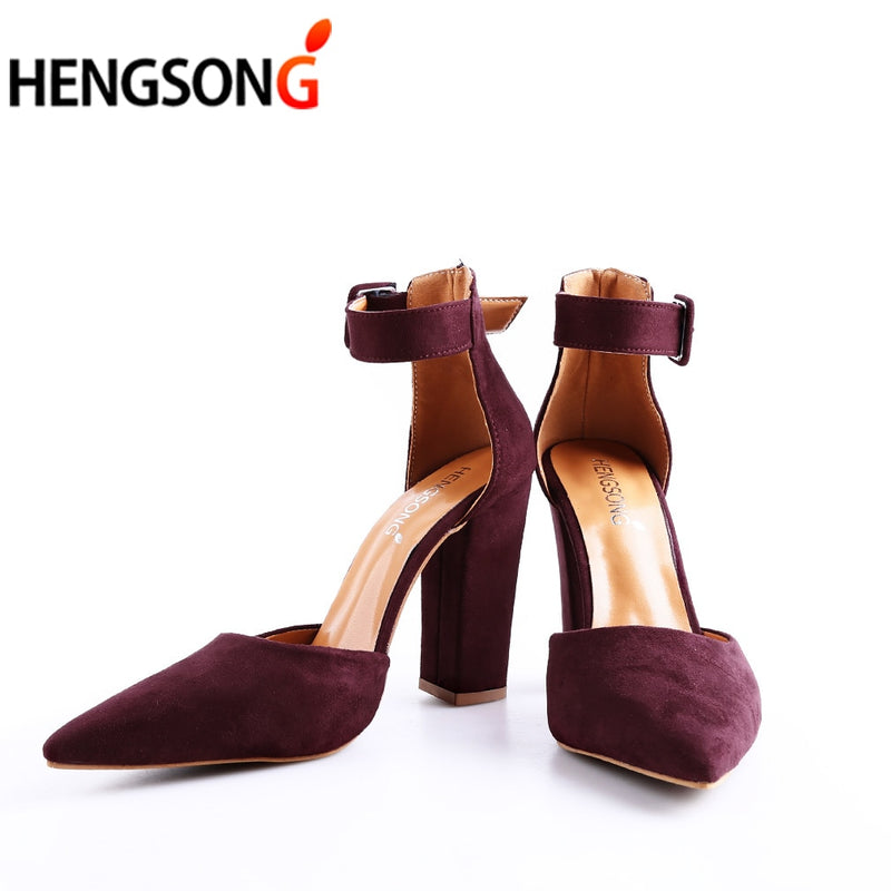 female zapatos mujer pointed toe pumps