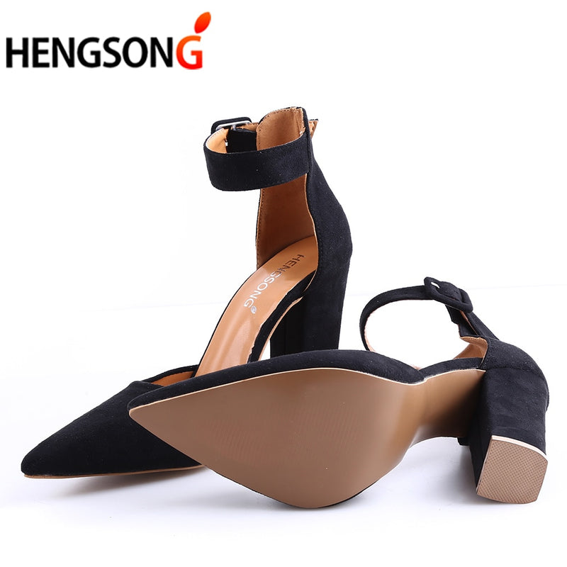 female zapatos mujer pointed toe pumps